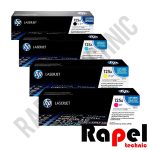 کارتریج ست چهار رنگ 125A (گارانتی دار) HP | مناسب CP1215 CP1217 CP1515n CP1518ni CM1312